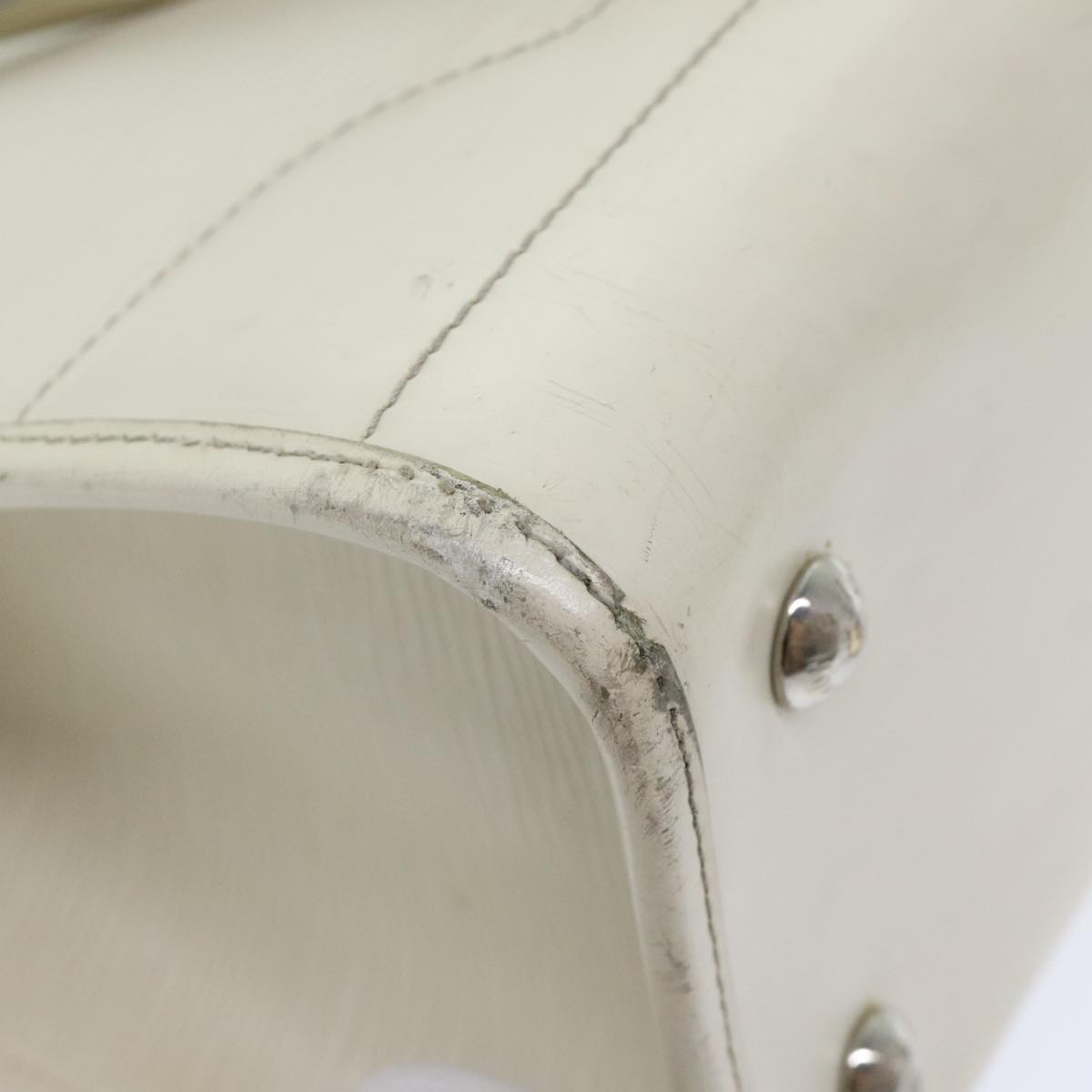 Louis Vuitton Madelaine Ecru Leather Handbag