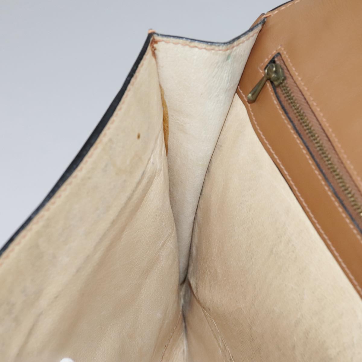 Gucci Micro Small Gg Canvas Beige Canvas Clutch Bag