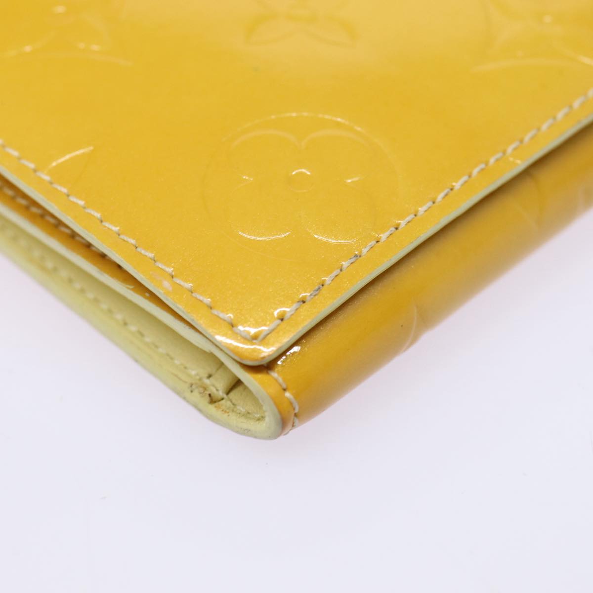 Louis Vuitton Walker Yellow Patent Leather Wallet