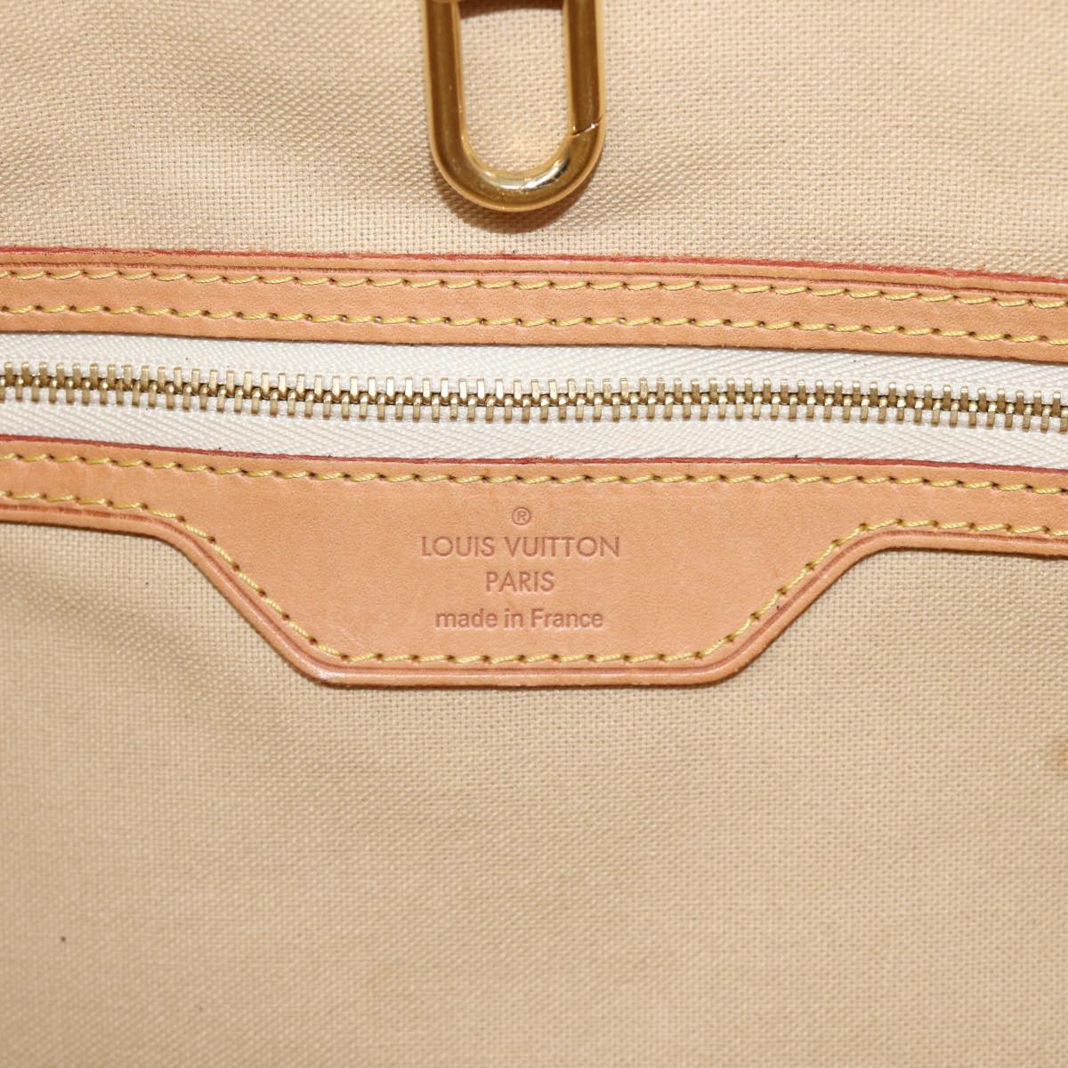 Louis Vuitton Batignolles Horizontal White Canvas Tote Bag