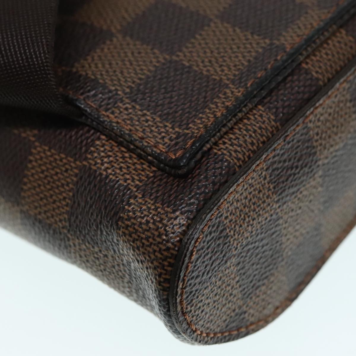 Louis Vuitton Geronimos Brown Canvas Shoulder Bag