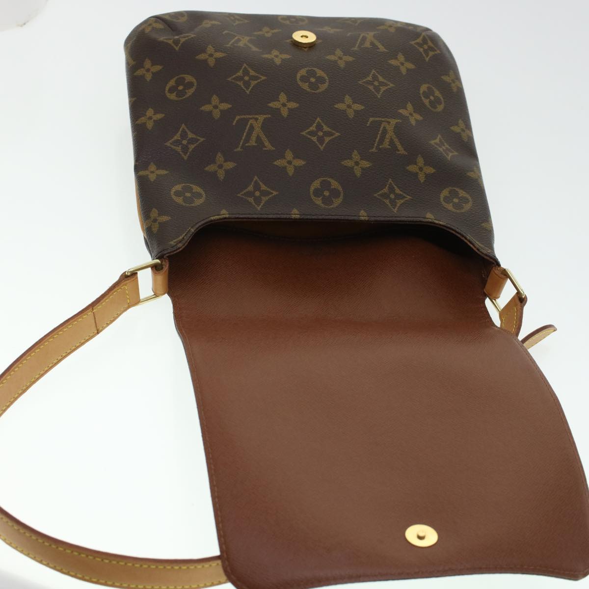 Louis Vuitton Musette Brown Canvas Shoulder Bag