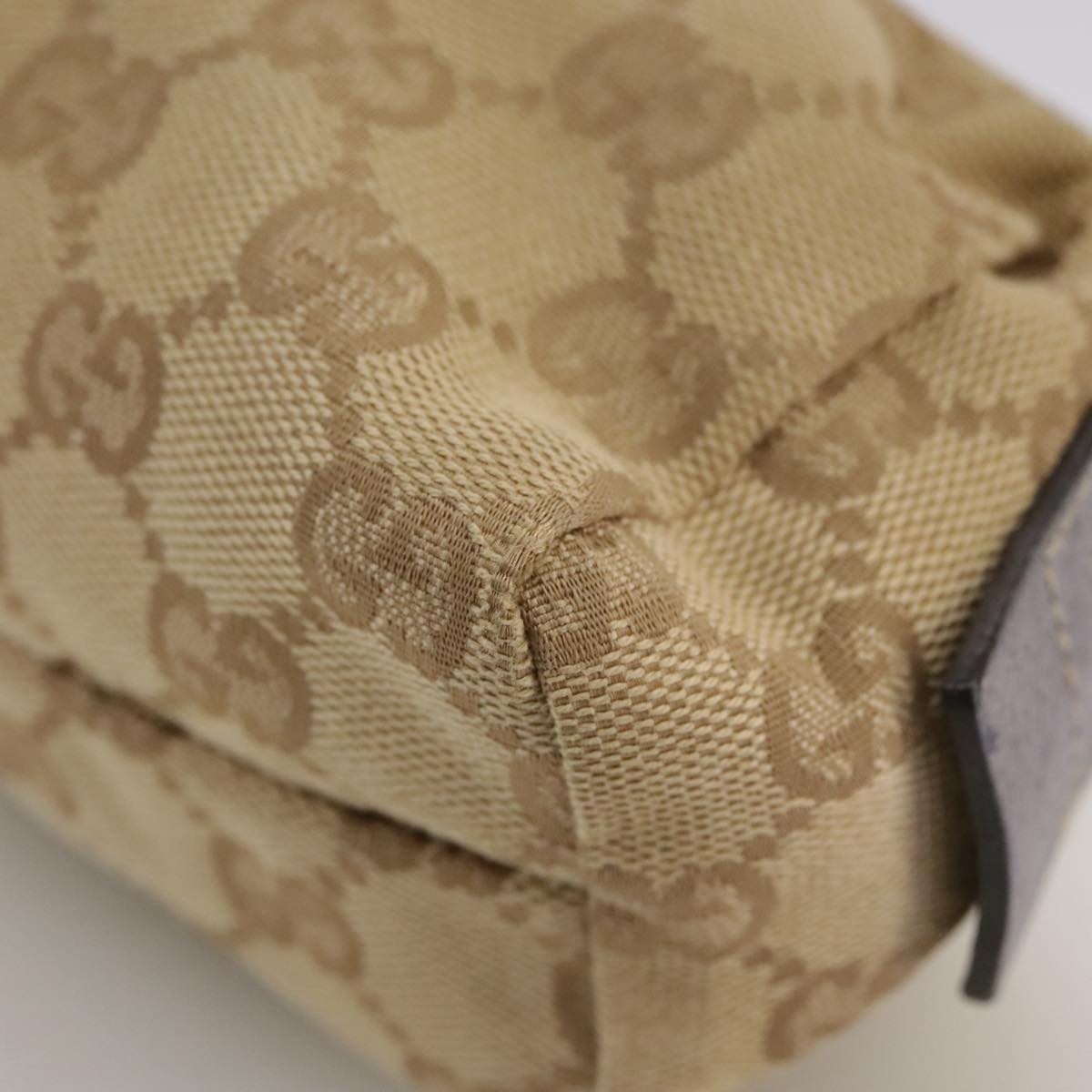 Gucci Gg Canvas Beige Canvas Clutch Bag