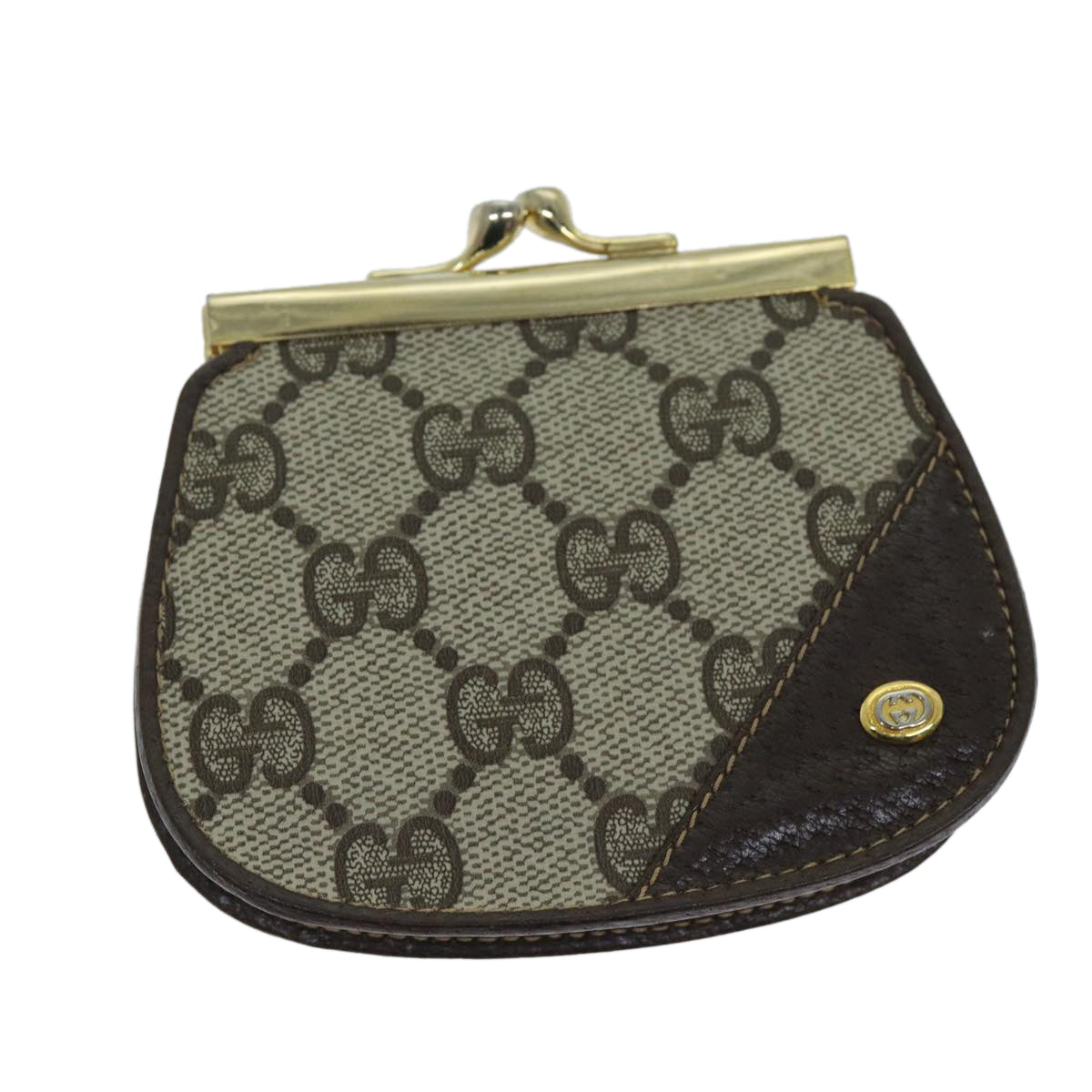 Gucci Gg Pattern Beige Canvas Wallet  ()