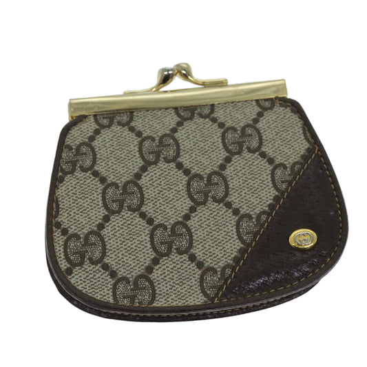 Gucci Gg Pattern Beige Canvas Wallet  ()