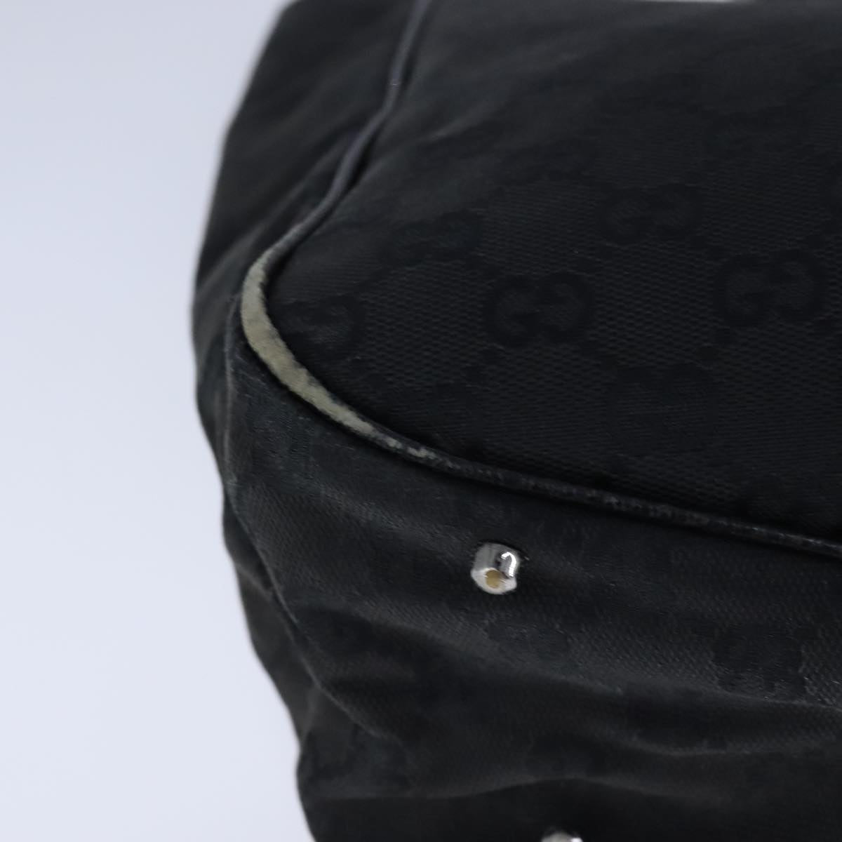 Gucci Gg Canvas Black Canvas Tote Bag