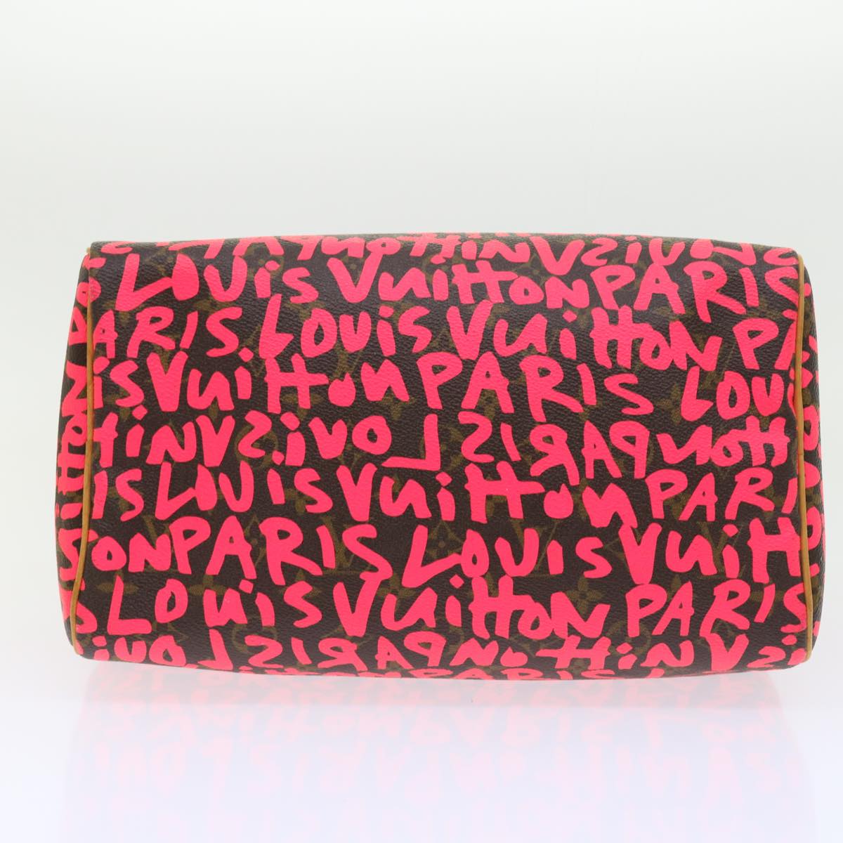 Louis Vuitton Speedy 30 Pink Canvas Handbag