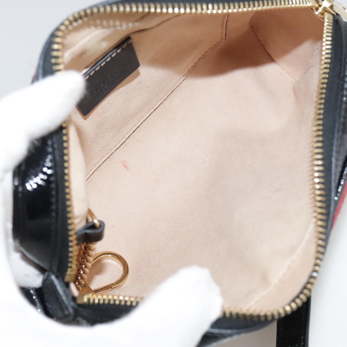Gucci Ophidia Red Suede Shoulder Bag