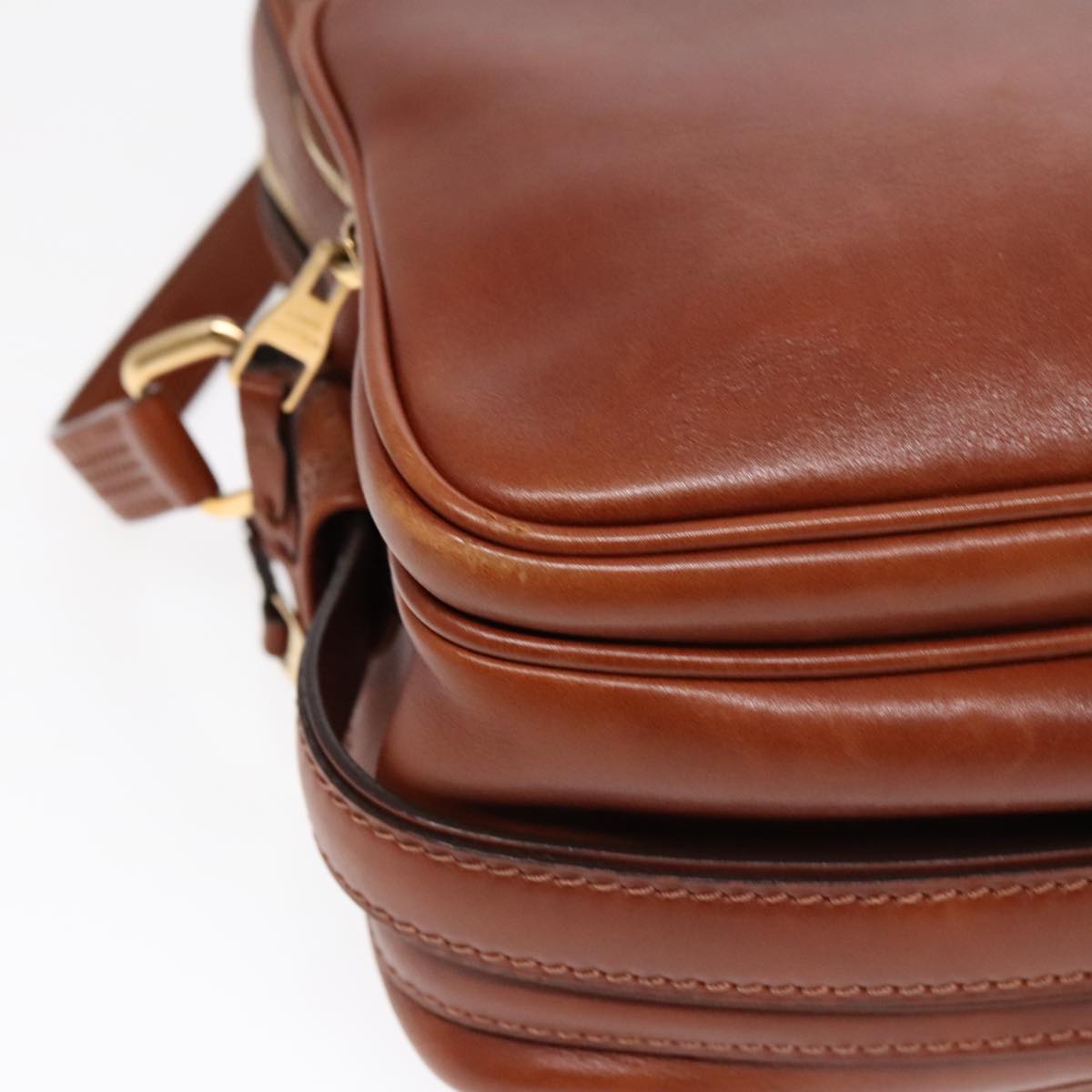 Louis Vuitton Trotteur Brown Leather Shoulder Bag