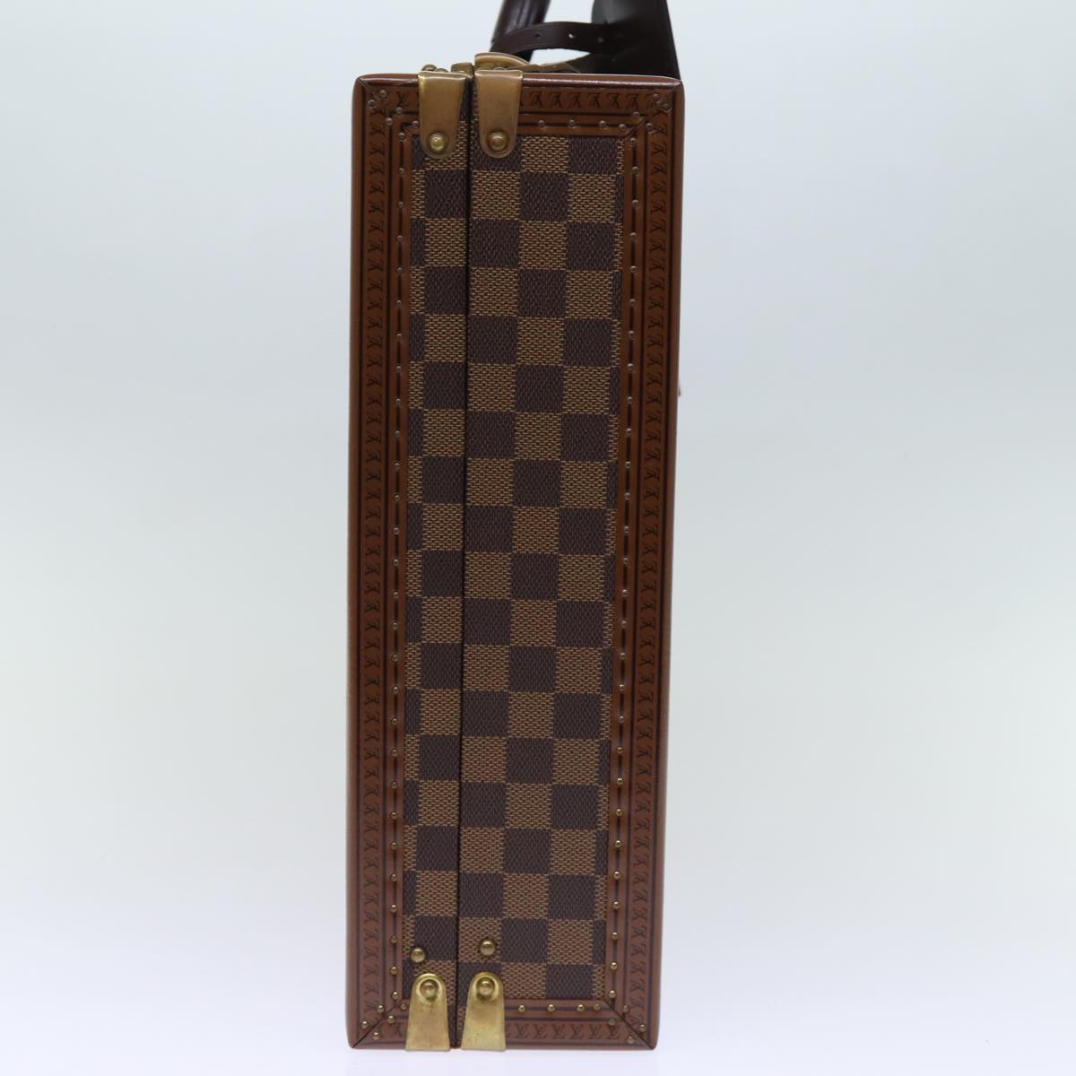 Louis Vuitton Attache Case Brown Canvas Travel Bag