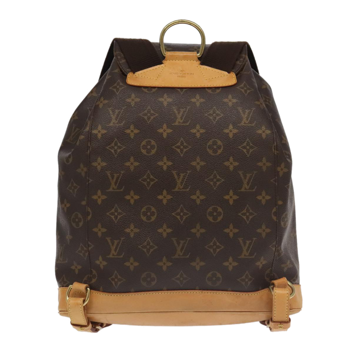 Louis Vuitton Montsouris Brown Canvas Backpack Bag