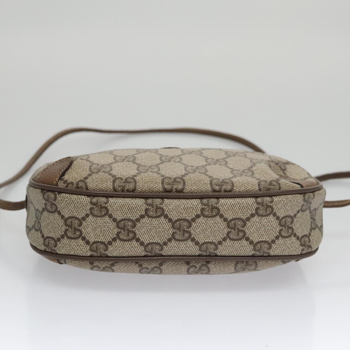 Gucci Sherry Beige Canvas Shoulder Bag