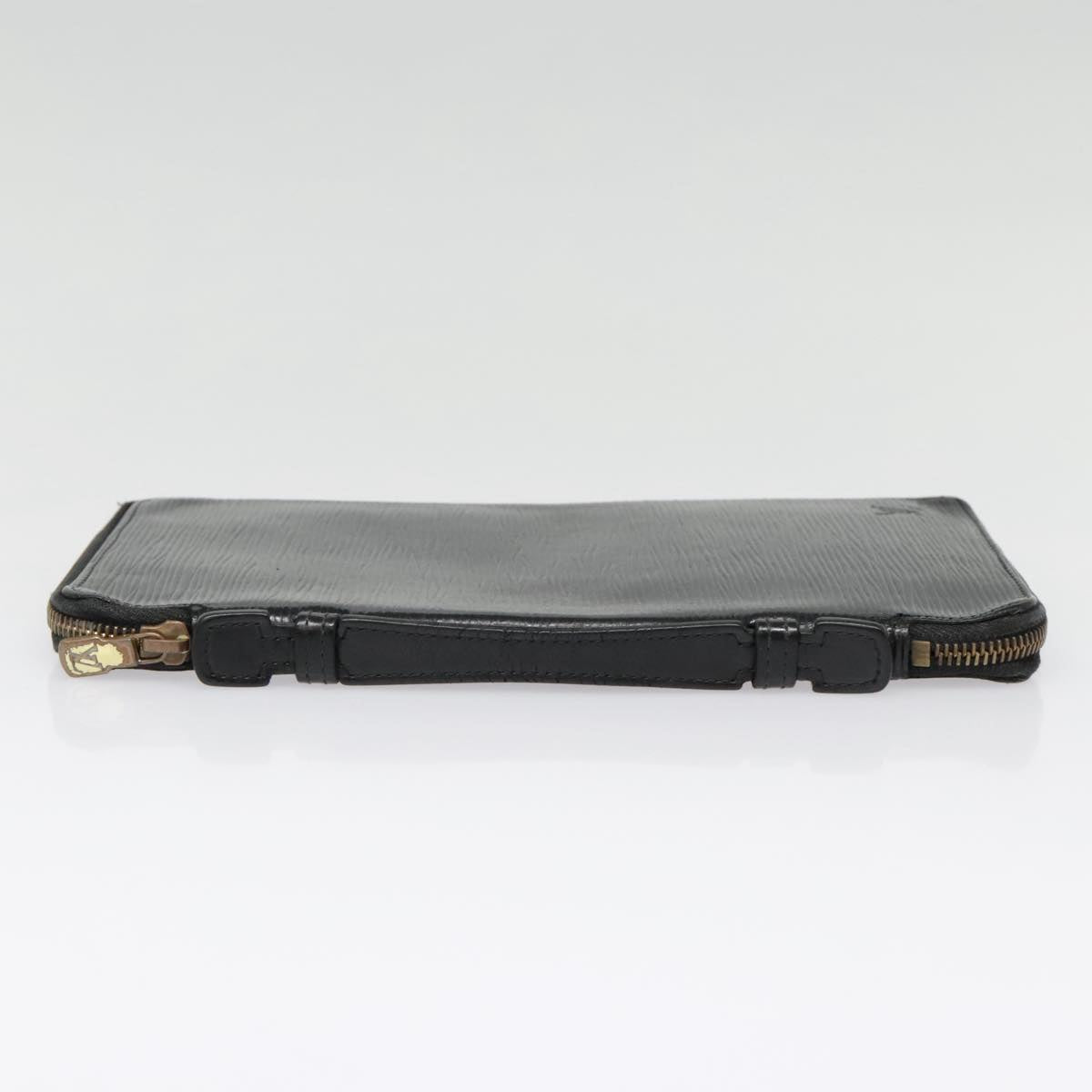 Louis Vuitton Zippy Wallet Black Leather Wallet