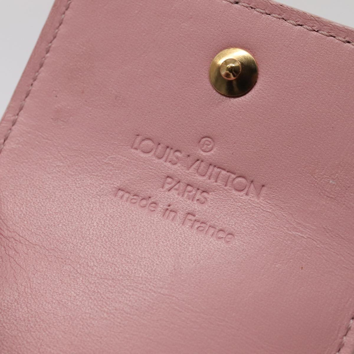 Louis Vuitton Etuit À Cigarettes Pink Patent Leather Wallet