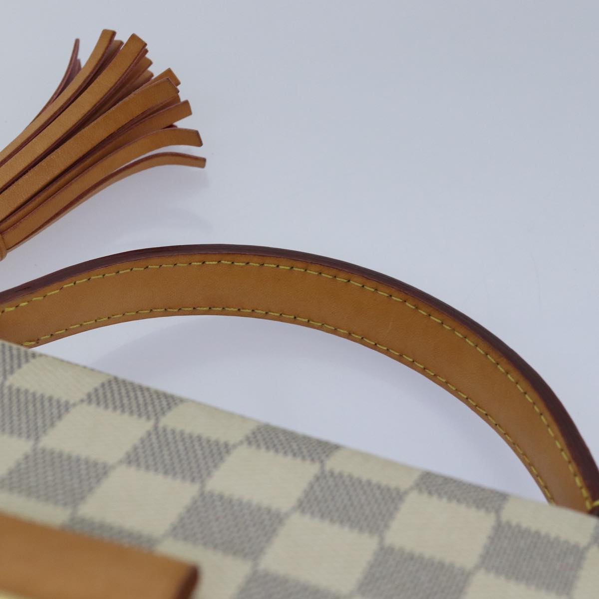 Louis Vuitton Croisette White Canvas Handbag