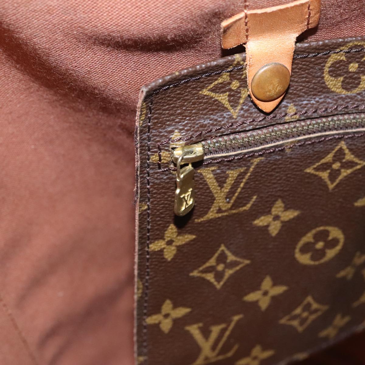 Louis Vuitton Randonnée Brown Canvas Shoulder Bag