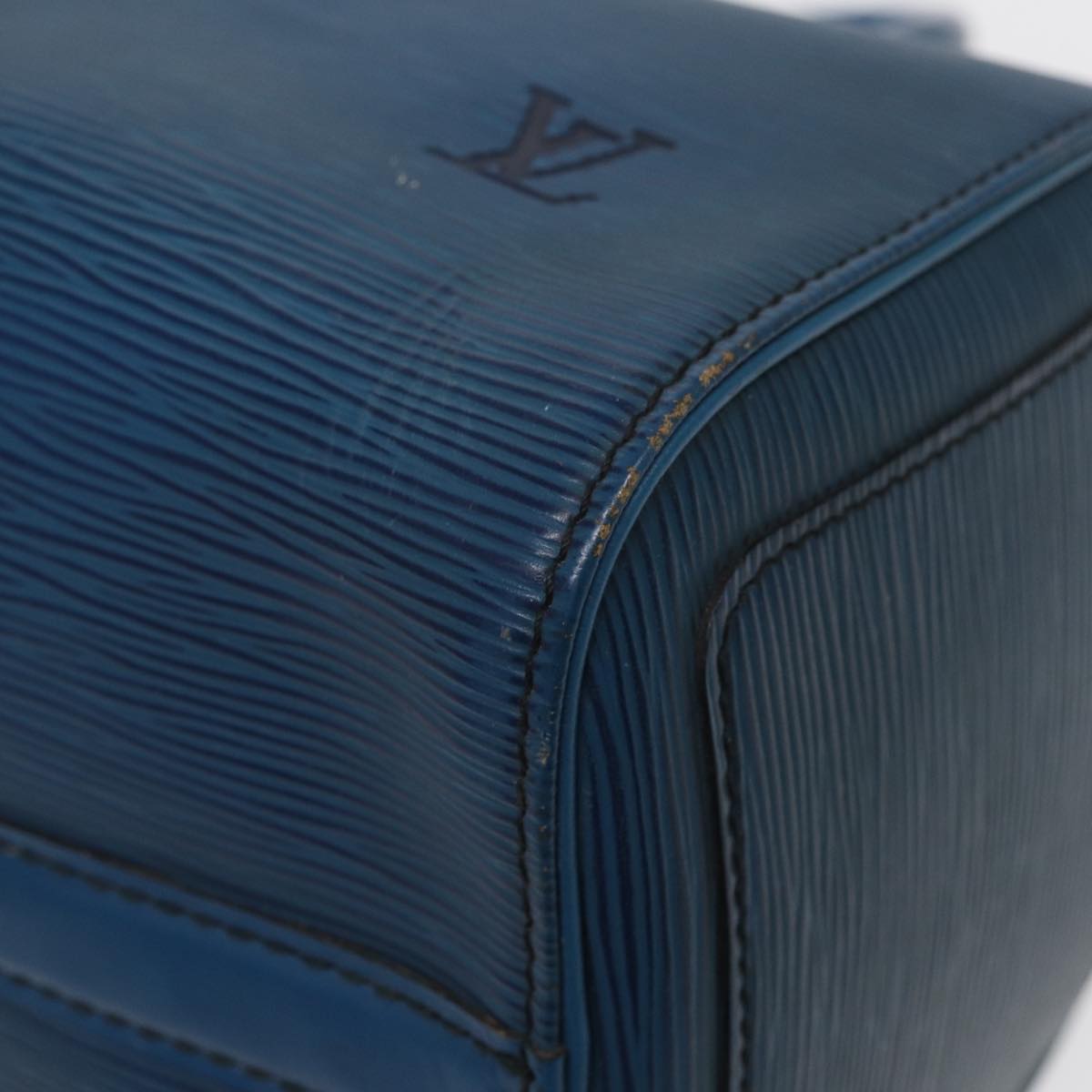 Louis Vuitton Speedy 25 Navy Leather Handbag