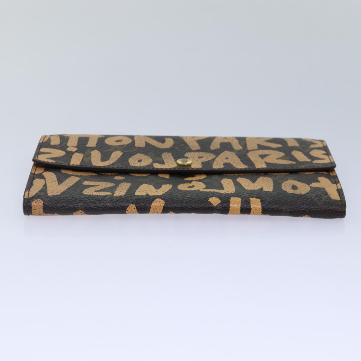 Louis Vuitton Sarah Brown Canvas Wallet
