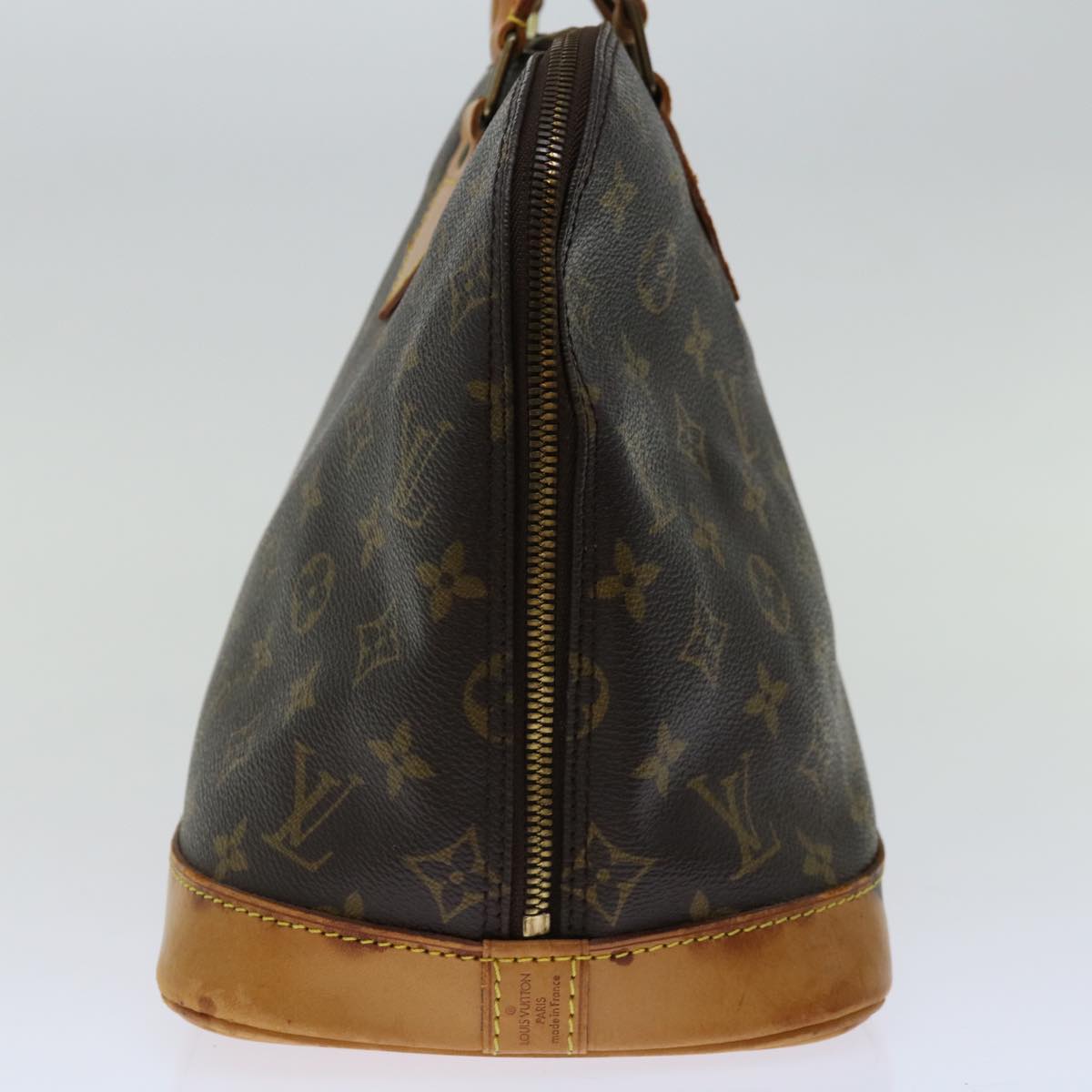 Louis Vuitton Alma Brown Canvas Handbag
