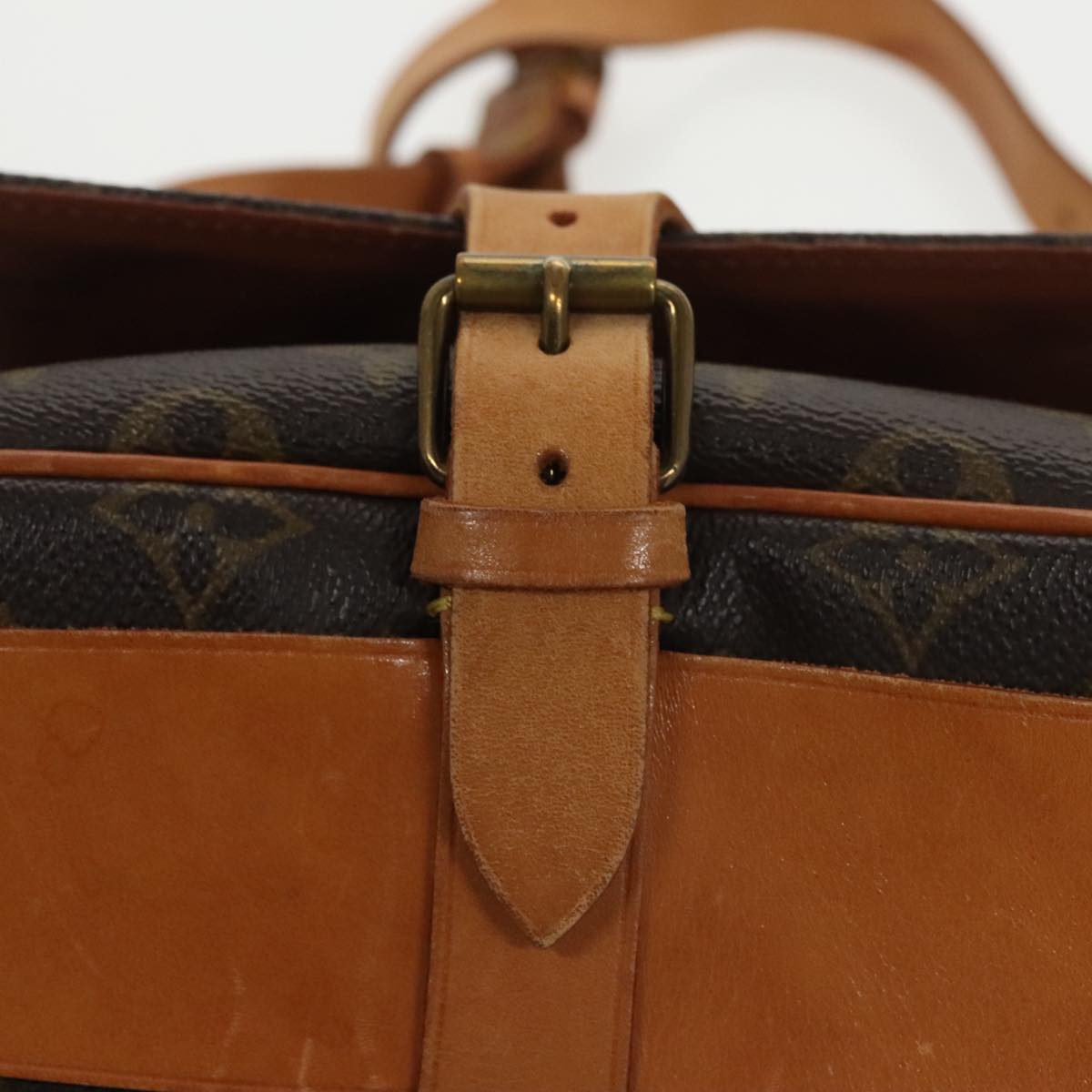 Louis Vuitton Cartouchiere Brown Canvas Shoulder Bag