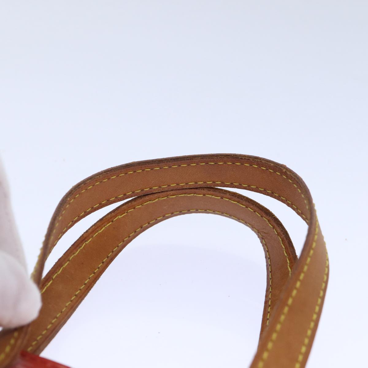 Louis Vuitton Reade Red Patent Leather Handbag