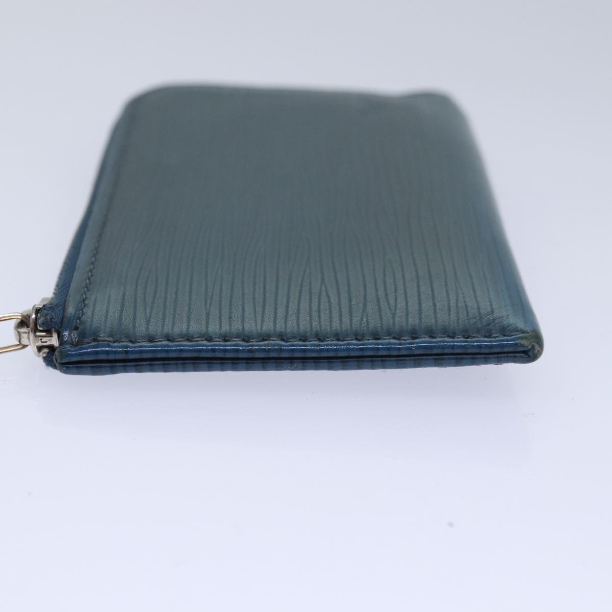 Louis Vuitton Porte-Monnaie Blue Leather Wallet