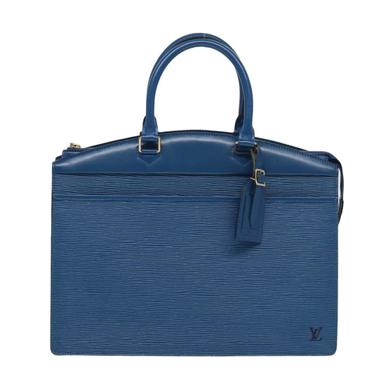 Louis Vuitton Riviera Blue Leather Handbag