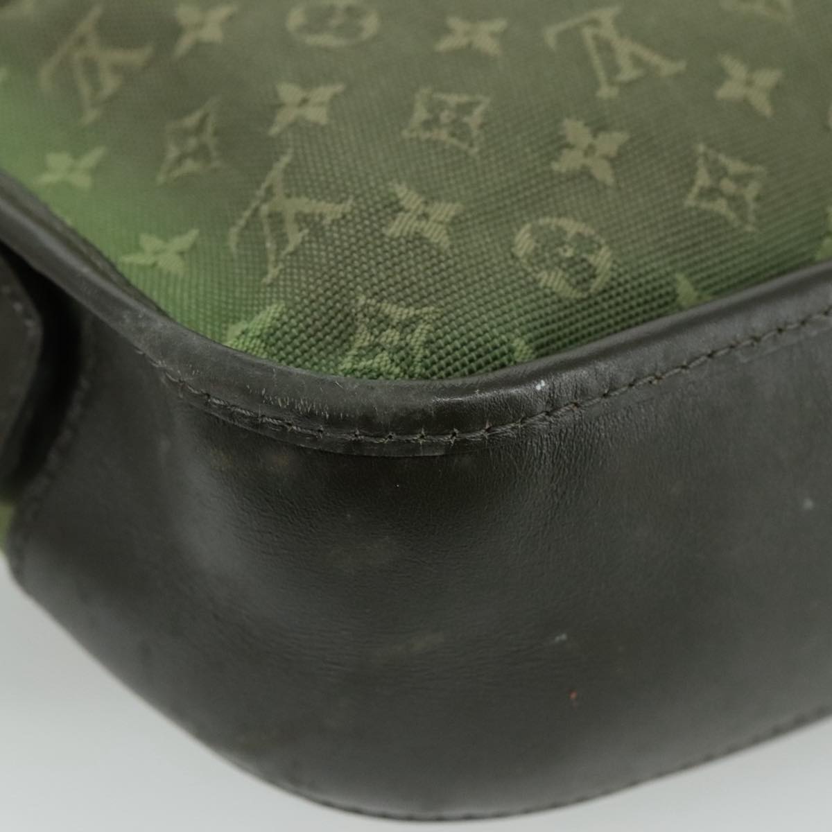 Louis Vuitton Marjorie Khaki Canvas Shoulder Bag