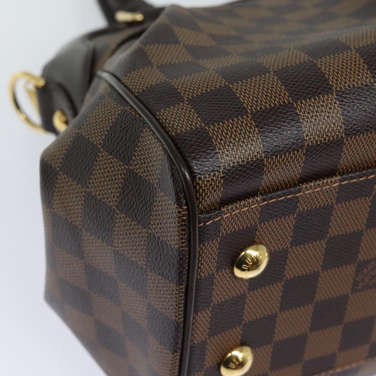 Louis Vuitton Trevi Brown Canvas Handbag