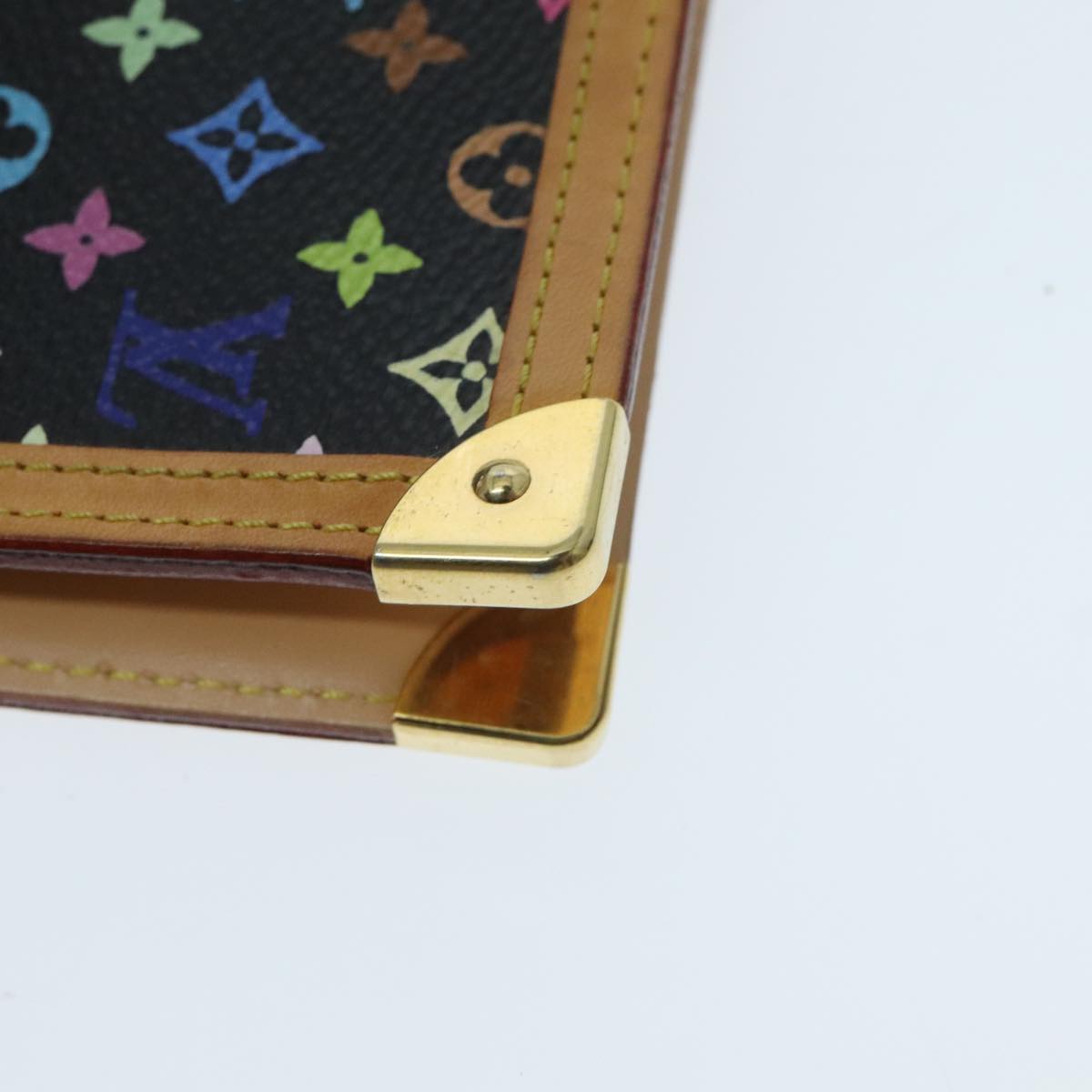 Louis Vuitton Agenda Pm Black Canvas Wallet