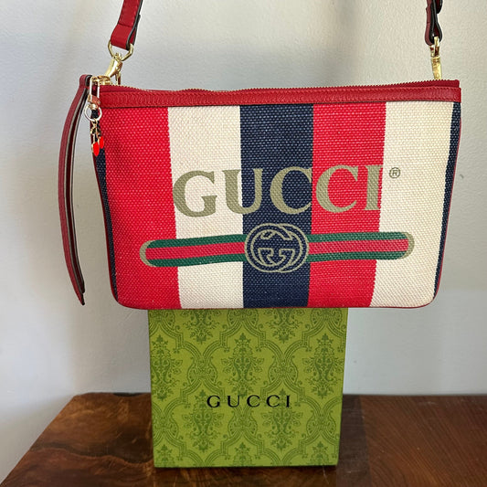 The Junco Crossbody - Red/White/Blue Orvis bags Gucci GG