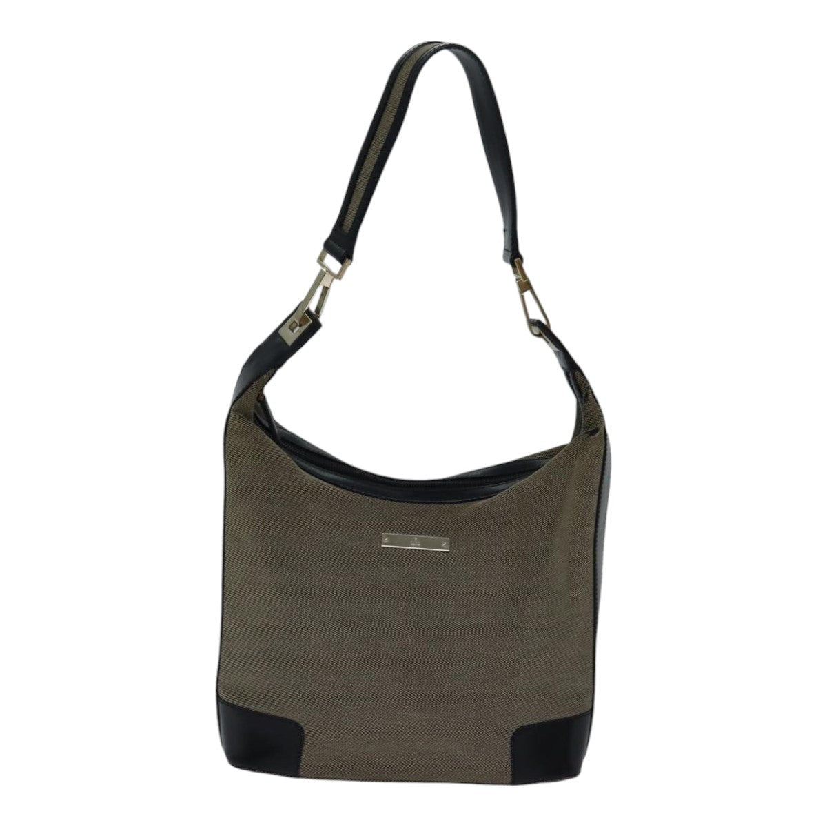 Gucci Jackie Beige Canvas Shoulder Bag