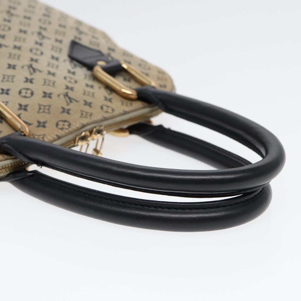 Louis Vuitton Alma Blue Canvas Handbag