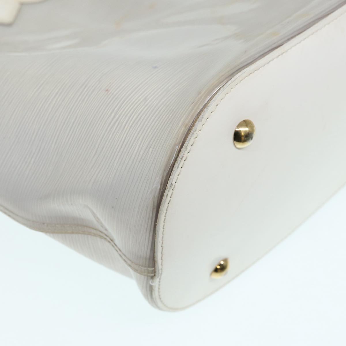 Louis Vuitton Lagoon Bay White Vinyl Tote Bag
