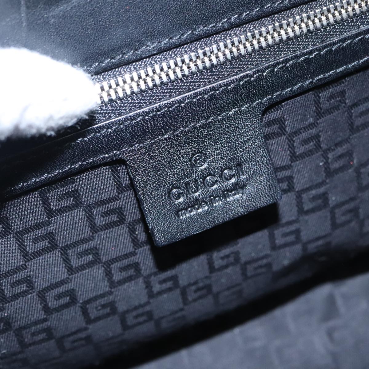 Gucci Interlocking Black Leather Handbag