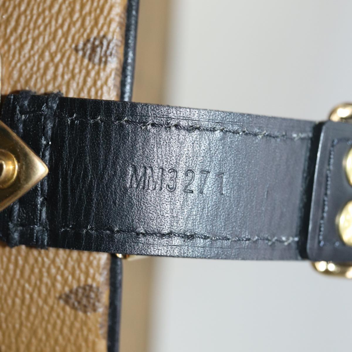 Louis Vuitton Reverse Brown Canvas Handbag