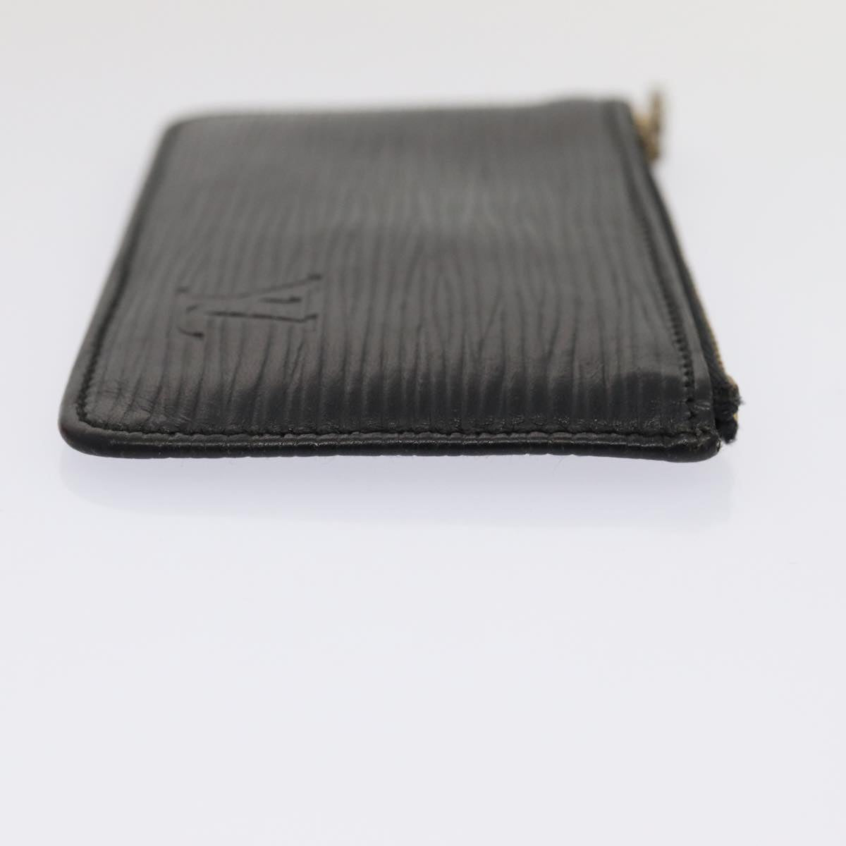 Louis Vuitton Pochette Clés Black Leather Wallet