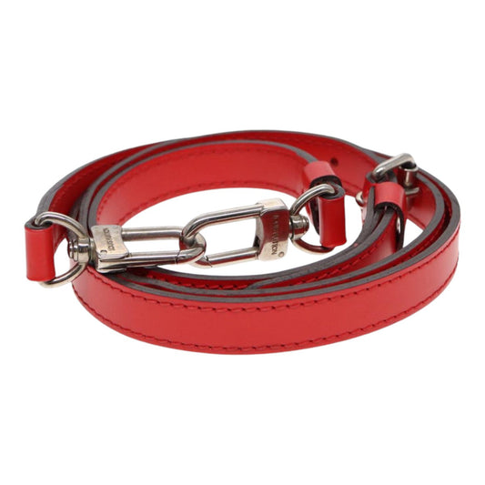 Louis Vuitton Shoulder Strap Red Leather Bag Jewelry ()