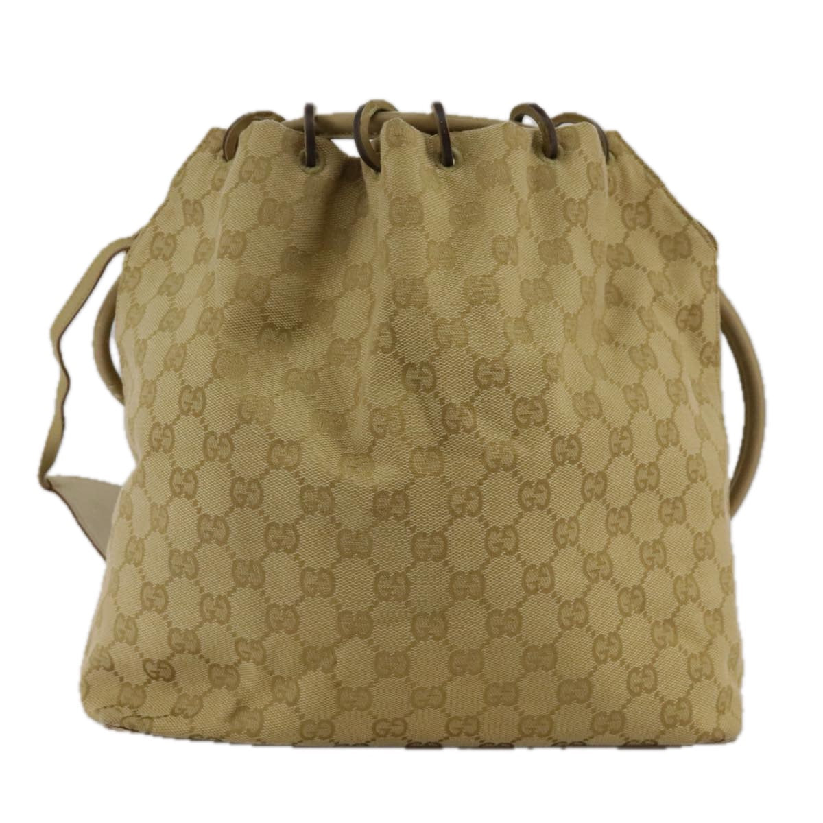 Gucci Beige Canvas Shoulder Bag