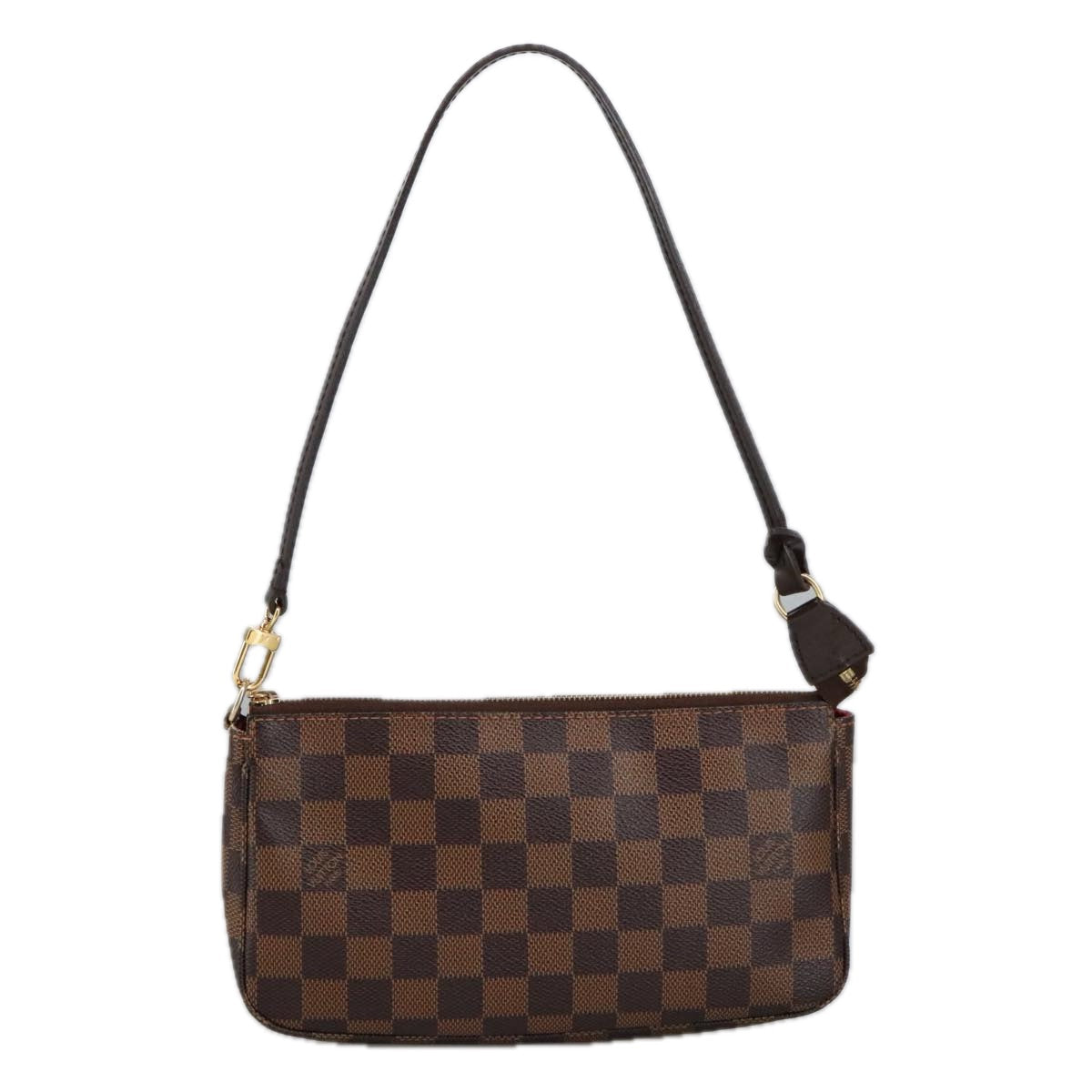 Louis Vuitton Pochette Accessoire Brown Canvas Shoulder Bag