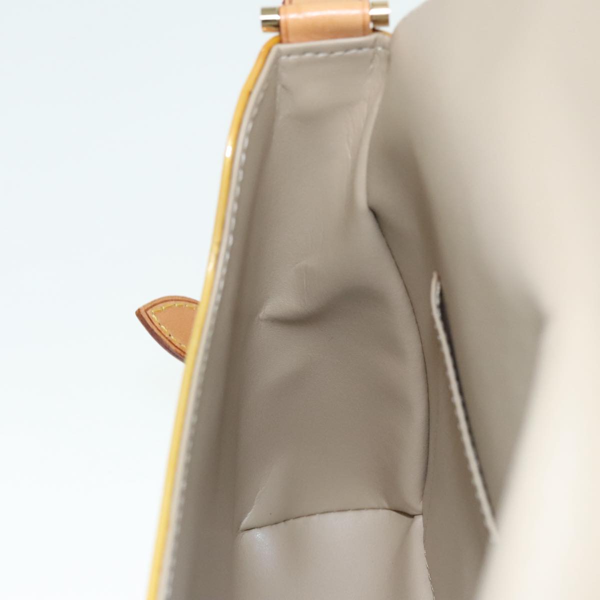 Louis Vuitton Thompson Street Yellow Patent Leather Shoulder Bag