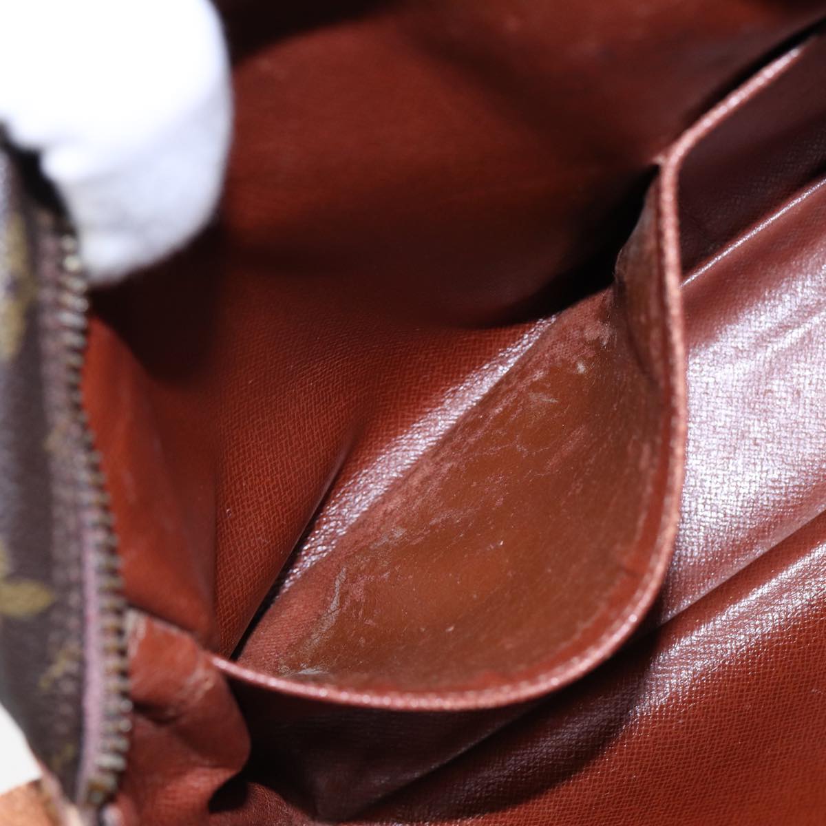Louis Vuitton Compiegne 28 Brown Canvas Clutch Bag
