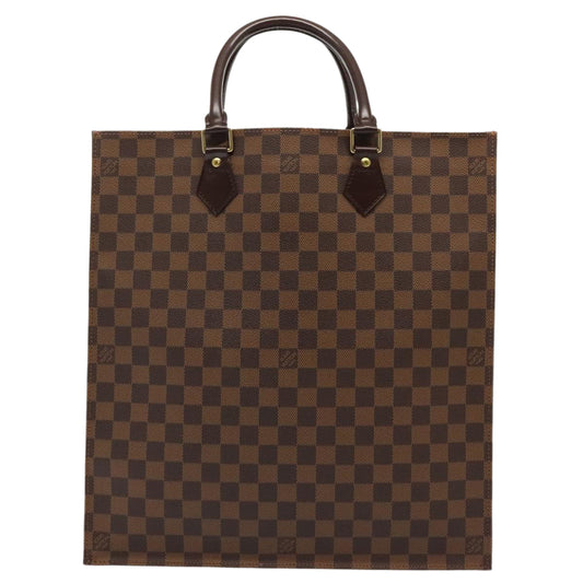 Louis Vuitton Sac Plat Brown Canvas Handbag