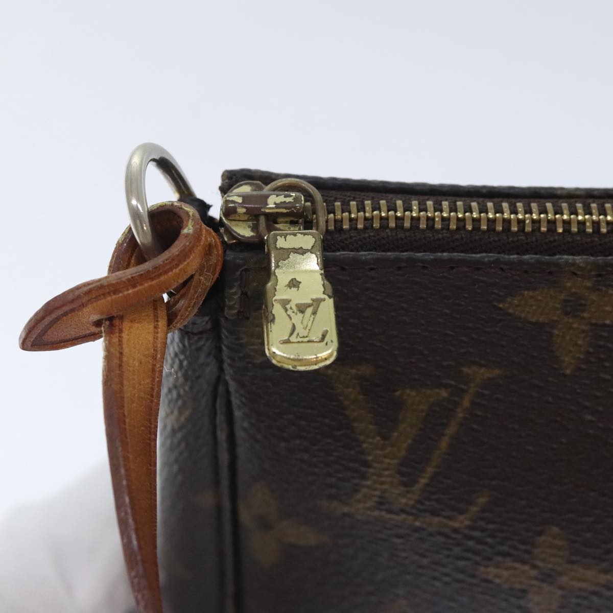 Louis Vuitton Pochette Accessoire Brown Canvas Shoulder Bag