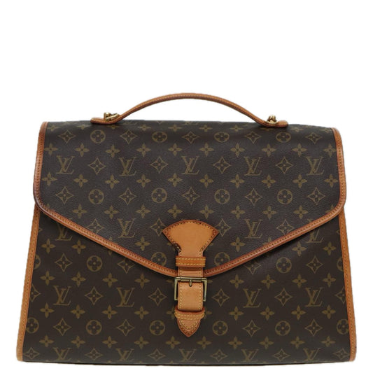 Louis Vuitton Beverly Brown Canvas Handbag