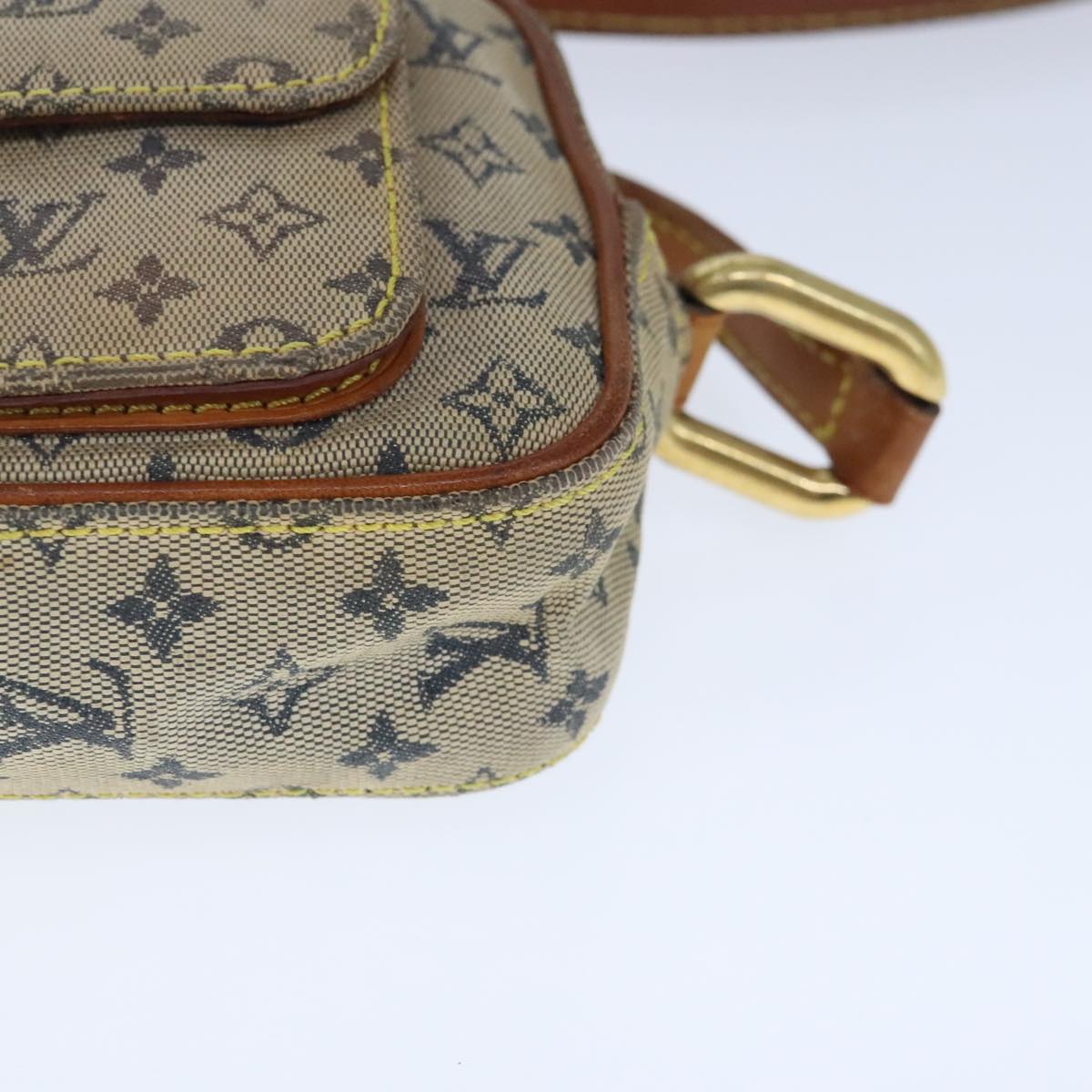 Louis Vuitton Juliette Blue Canvas Shoulder Bag