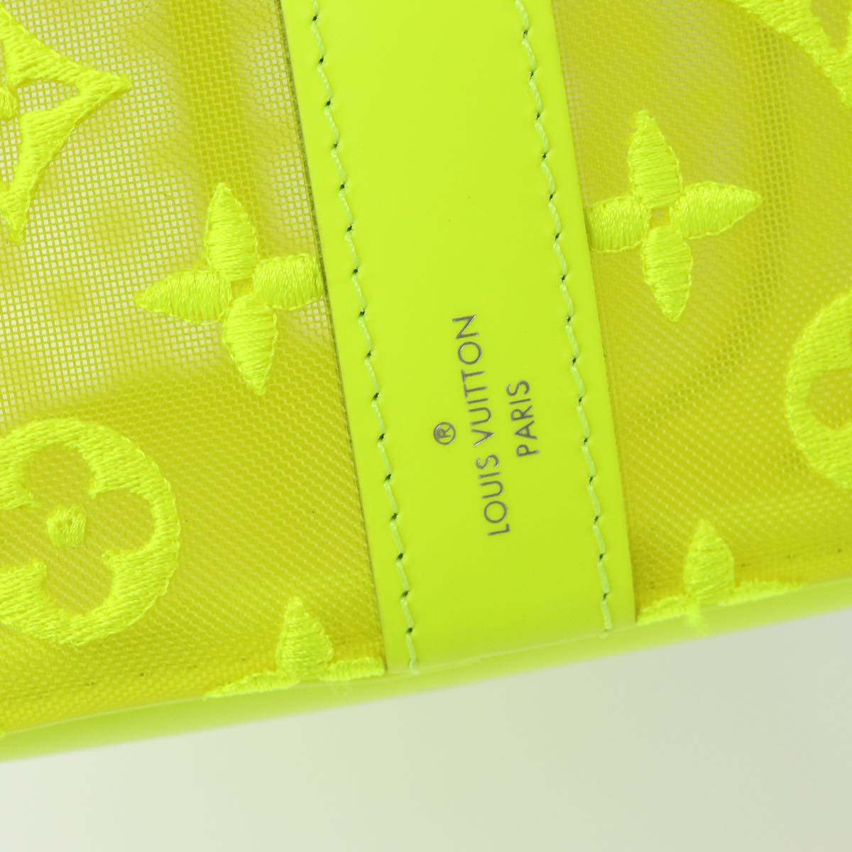Louis Vuitton Keepall Bandouliere 50 Yellow Canvas Travel Bag