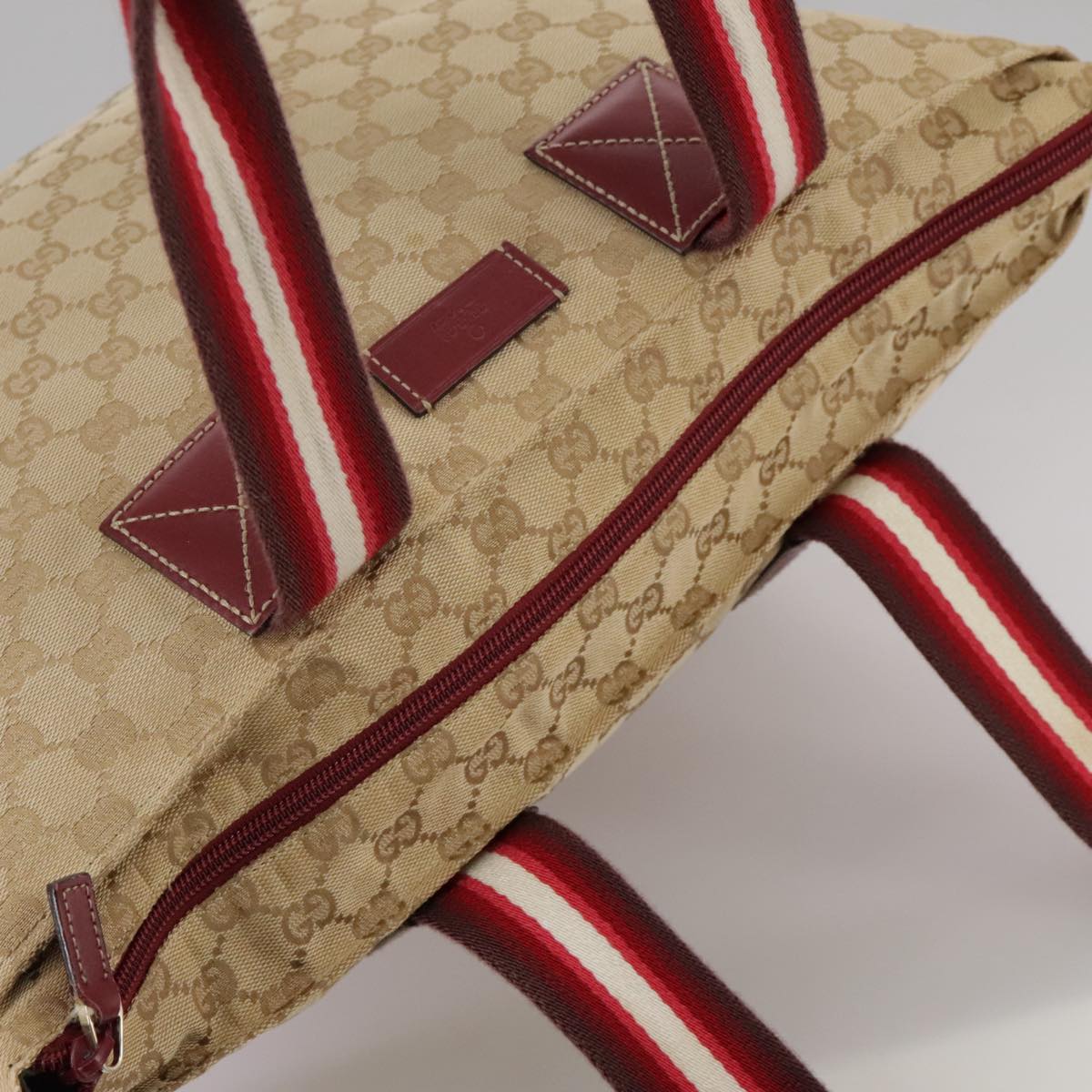 Gucci Gg Canvas Beige Canvas Tote Bag