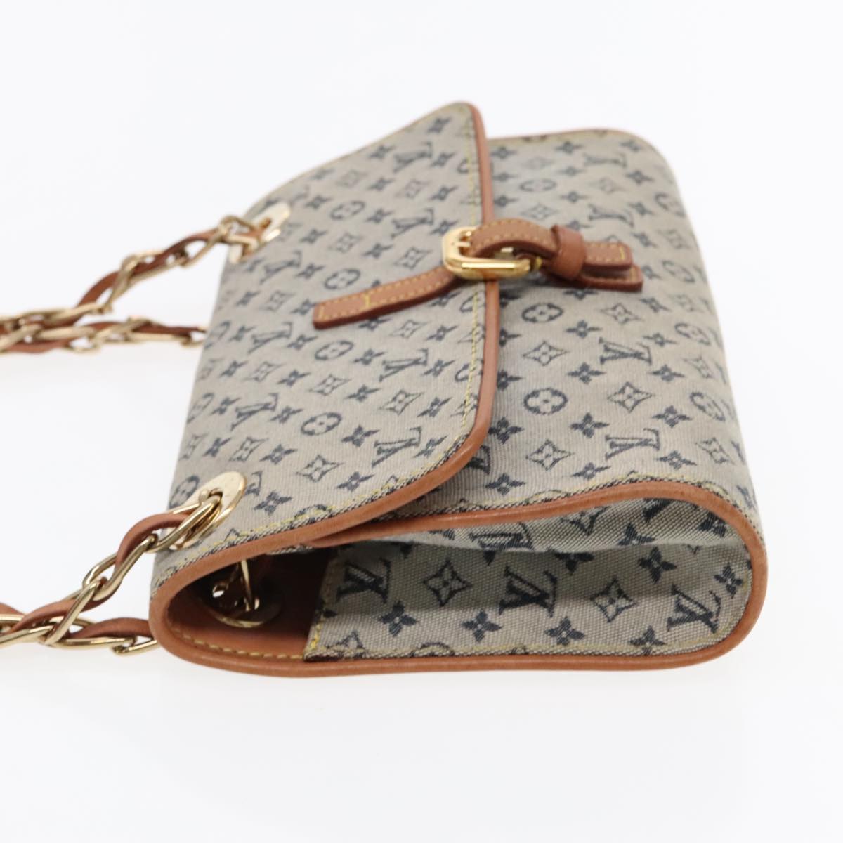 Louis Vuitton Camille Blue Canvas Shoulder Bag