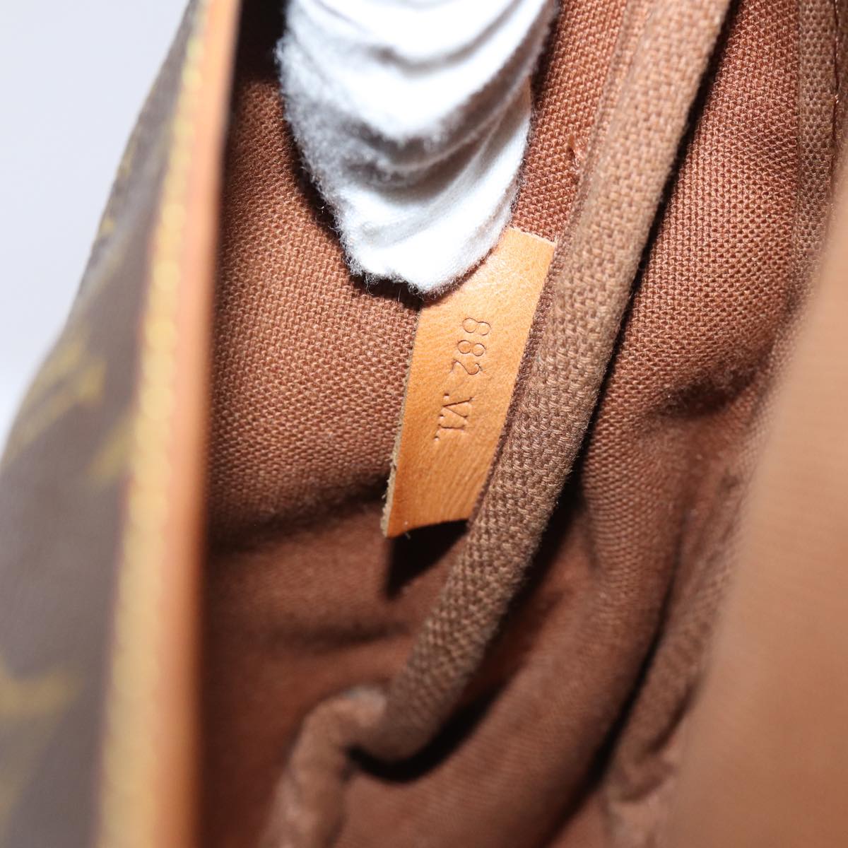 Louis Vuitton Saumur Brown Canvas Shoulder Bag